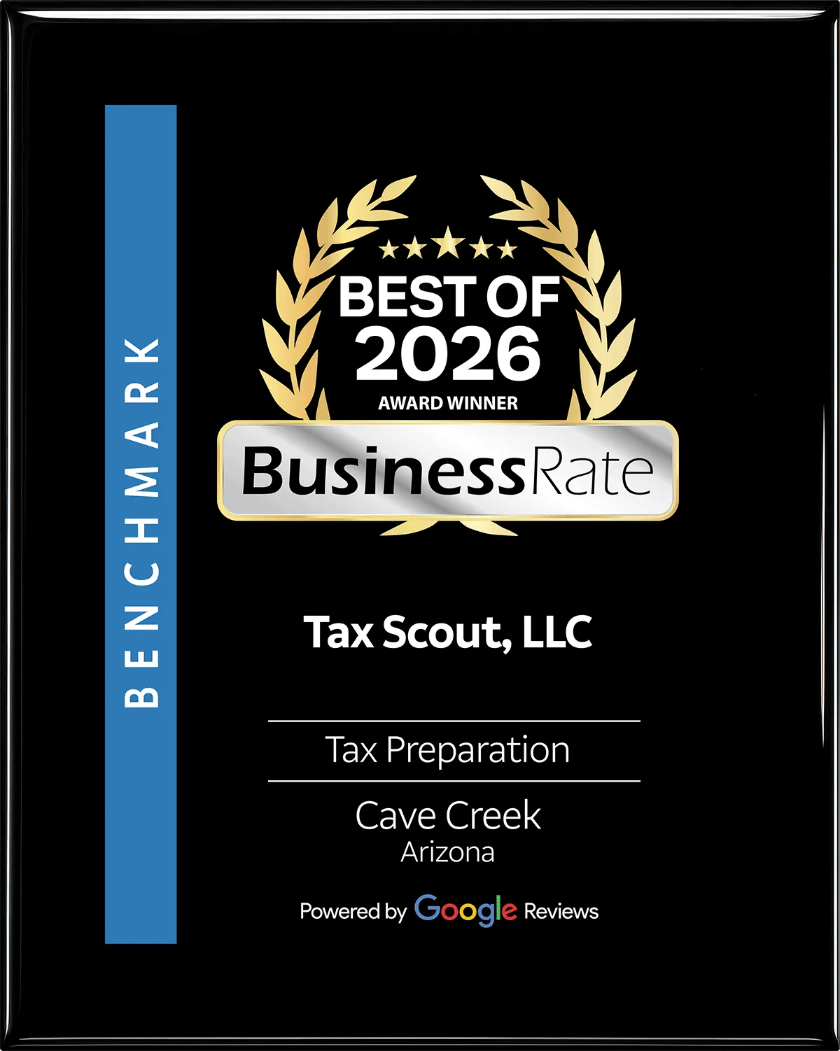 best-of-2026-tax-preparation-cave-creek Tax Scout, LLC Best of 2026 BusinessRate award for tax preparation in Cave Creek, AZ