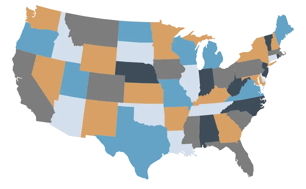 Map of the United States showing Tax Scout serves clients in all 50 states
